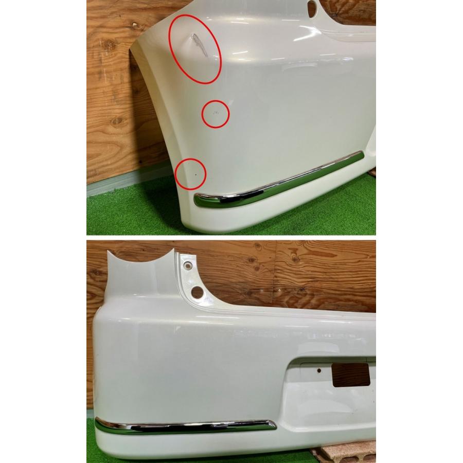 ダイハツ☆ムーヴラテ L550S 純正 リアバンパー パールホワイト／W16