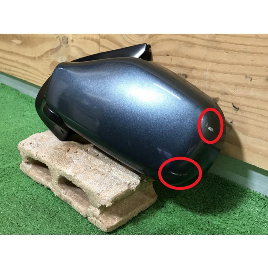 スズキ☆Kei HN22S 純正 左 ドアミラー アズールグレーパール