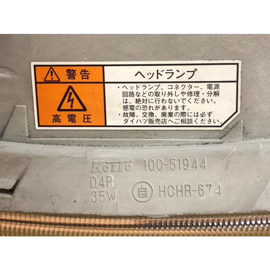 土日限定値下げ　DAIHATSU　タント　ヘッドライト左 ダイハツ☆タント カスタム L375S 純正 HID 左ヘッドライト KOITO 100