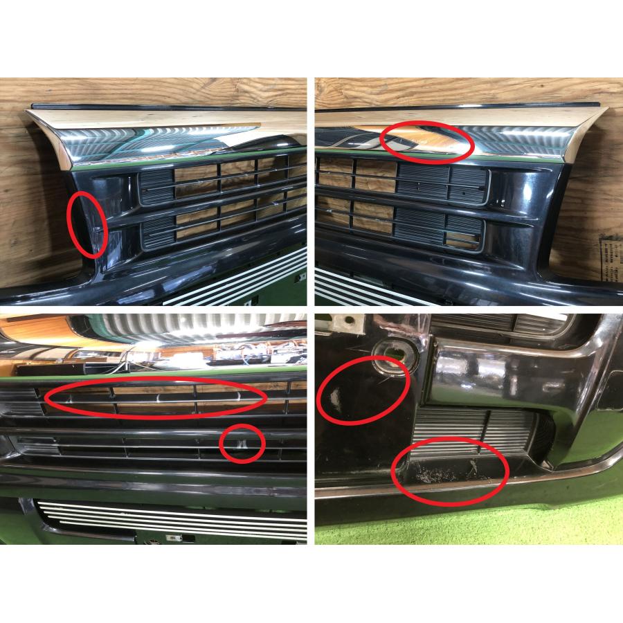 ホンダ☆バモス HM1 純正 フロントバンパー ナイトホークブラック