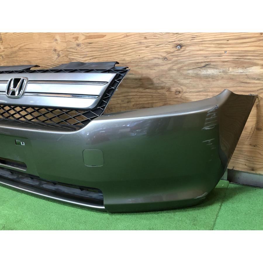 ホンダ☆モビリオスパイク GK1 純正 フロントバンパー グリル付 ギャラクシーグレーメタリック／NH701M 【個人宅配送不可 ...