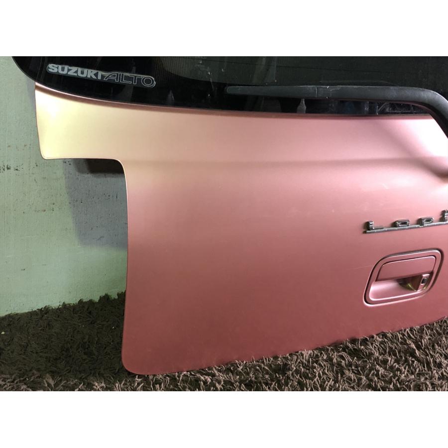 【引き取り限定】ｽｽﾞｷ ｱﾙﾄ ﾗﾊﾟﾝ DBA-HE22S ﾘｱｹﾞｰﾄ ﾊﾞｯｸﾄﾞｱ 茶色系 ZSF 交換鈑金ﾍﾞｰｽに ラパン DBA-HE22S バックドア/リアゲート ショコラG ZVF セントラル