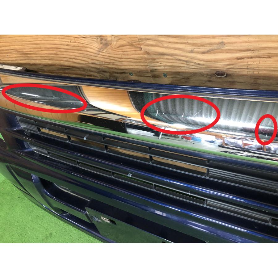 ホンダ☆バモス HM1 純正 フロントバンパー エターナルブルーパール