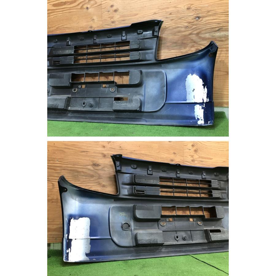 ホンダ☆バモス HM1 純正 フロントバンパー エターナルブルーパール