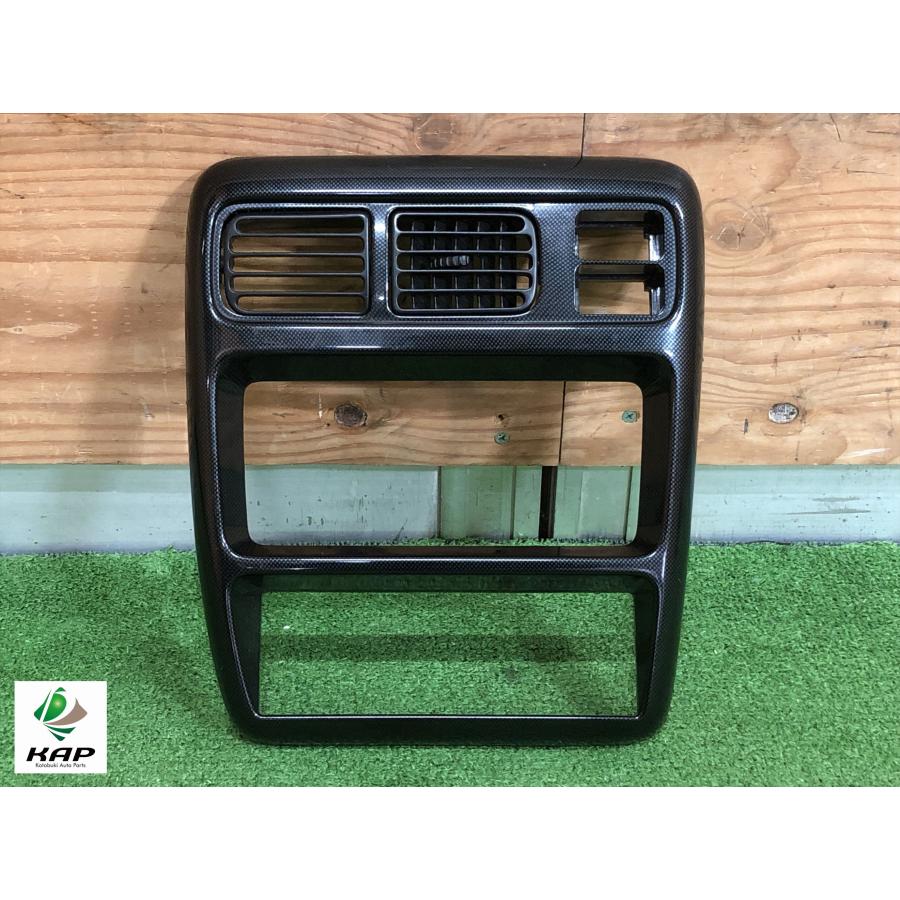 ホンダ☆バモス ターボ HM1 カーボン調 オーディオパネル／センター