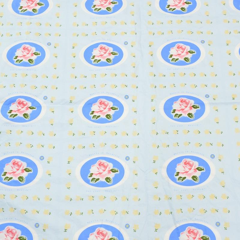 アウトレット染め不良 肌布団カバー 140x190cm 可愛い花柄 黄