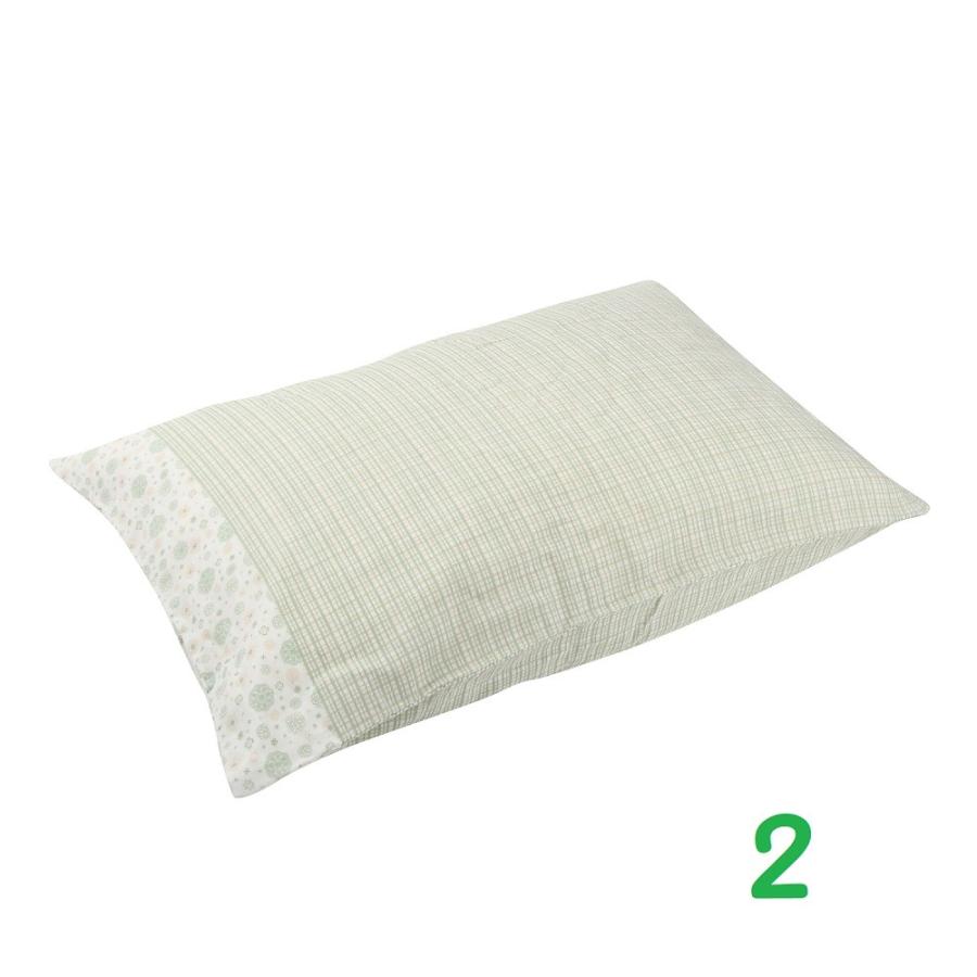 花柄オシャレ 2重ガーゼ 枕カバー 43×63cm YKK ファスナー付 綿100