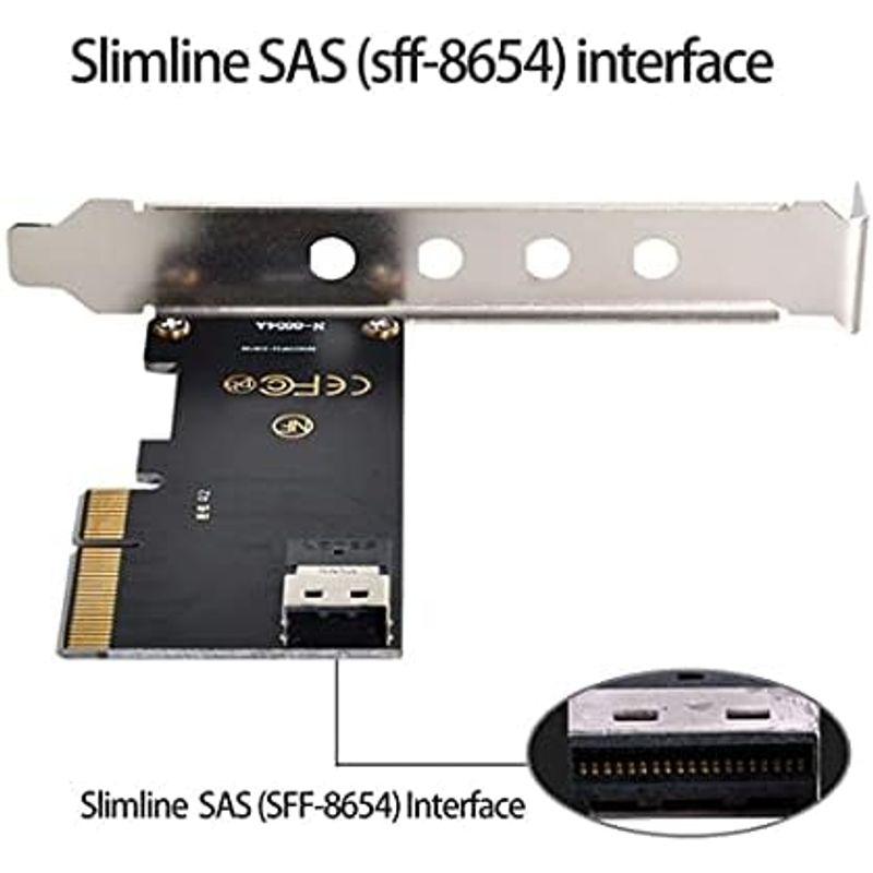 製造 CHENYANG マザーボード インテル SSD 750 p3600 p3700 M.2 用スリム SAS SFF 8654 4i NVME