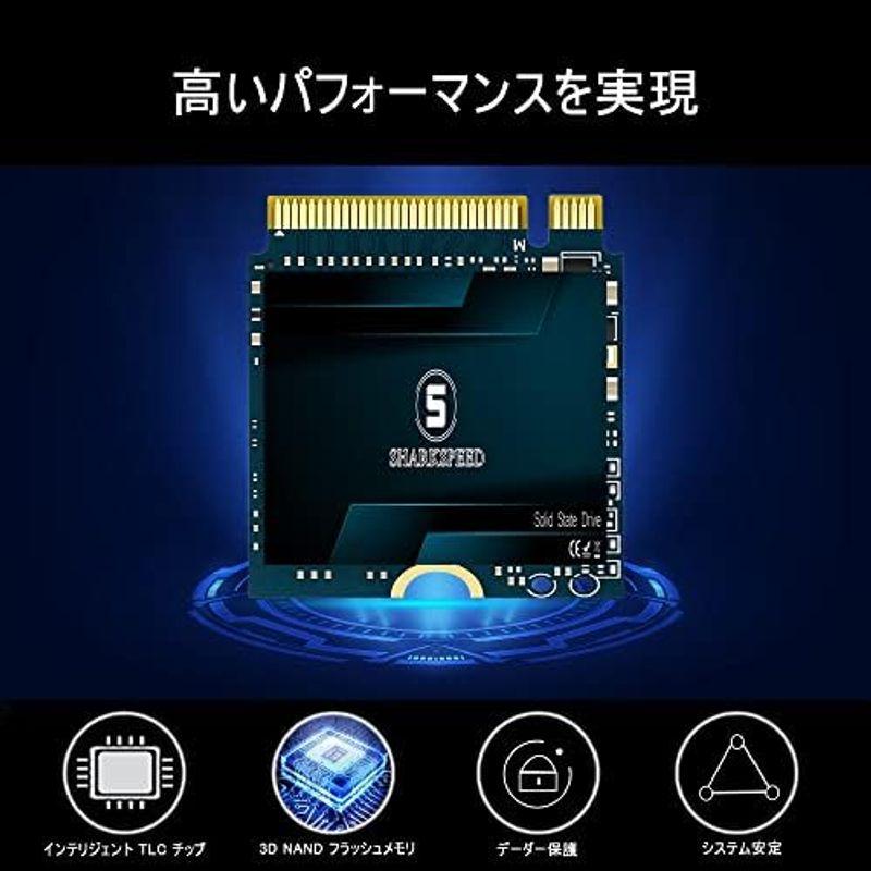 割引セット SSD M.2 2230 1TB NVME SHARKSPEED PCIe Gen 3.0x4 30mm 内蔵型 ゲームSSD Steam