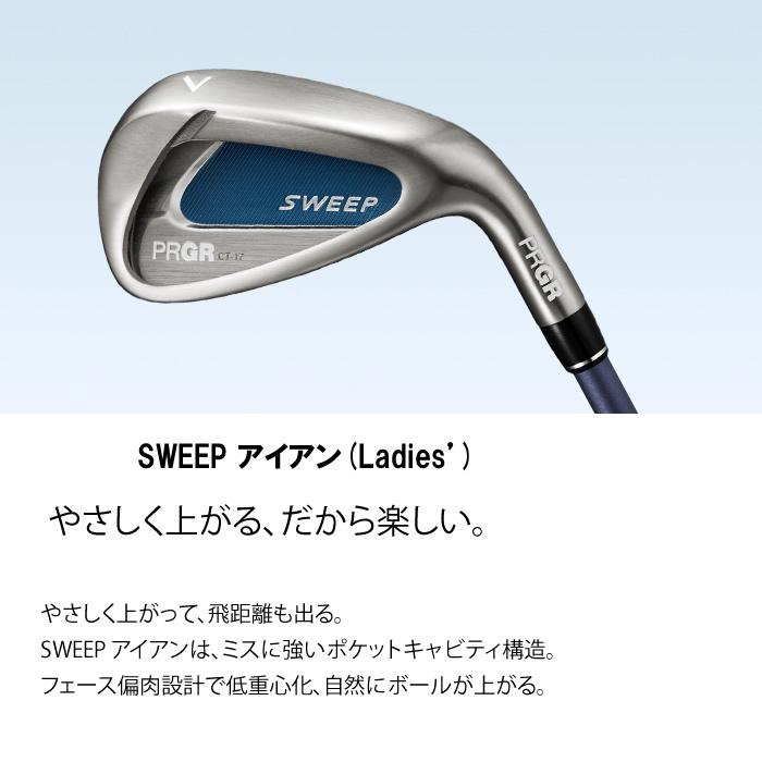 女性用/レディース】2022 PRGR プロギア SWEEP アイアン Ladies' 4本