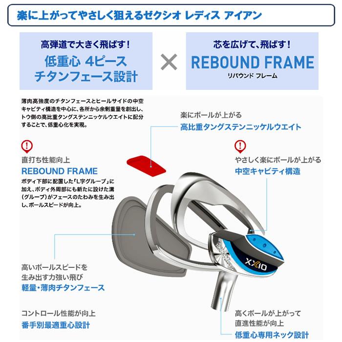 2024 ダンロップ ゼクシオ 13 レディース アイアン5本セット(#7 2024 ダンロップ ゼクシオ 13 レディース アイアン5本セット(#7