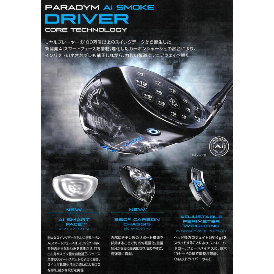 楽天市場】【左用 レフティ】Callaway PARADYM Ai SMOKE MAX ｜ドライバー