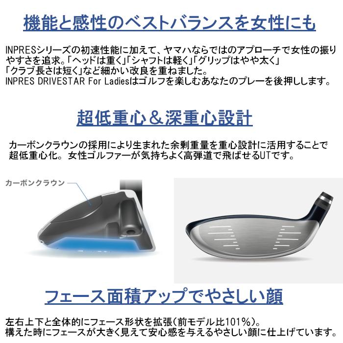 2024 レディースモデル)ヤマハゴルフ インプレス ドライブスター 