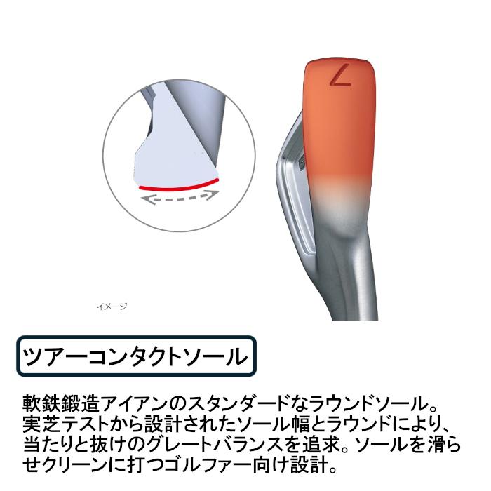 (2024 レフティモデル カスタム)ブリヂストン BRIDGESTONE 242CB+ アイアン6本セット(#5-PW)スチールシャフト/N.S.PRO 950GH(2024年11月8日発売)_5