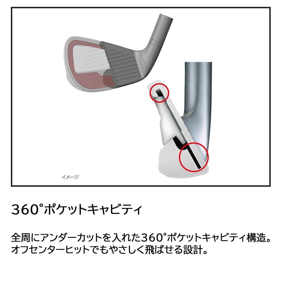 カスタムオーダー BRIDGESTONE 258CBP アイアン6本セット(#5-9，PW)スチールシャフト N.S.PRO MODUS3 SYSTEM3 TOUR125(2025年3月7日発売)_3