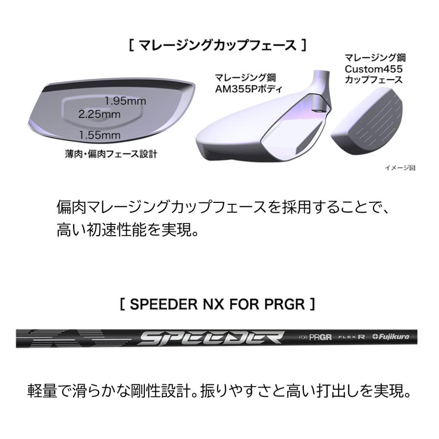プロギア RS SPEED FAIRWAYWOOD アールエス スピード フェアウェイウッド 標準シャフト PRGRの画像