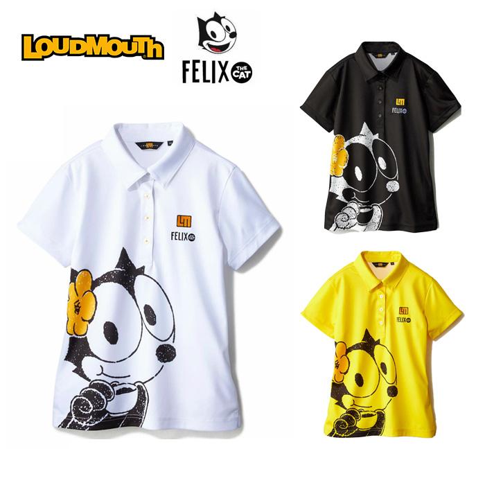 美品　ラウドマウス　LOUDMOUTH ポロシャツ　FELIX フィリックス 2025 新作 ウェア】LOUDMOUTH×FELIX レディース 半袖シャツ 765660