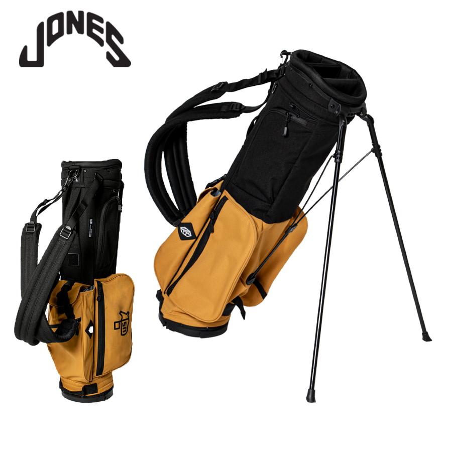 黒 スタンドゴルフバッグ Jones ROVER 新型 JONES（ジョーンズ） Rover Stand Bag（ローバースタンドバッグ