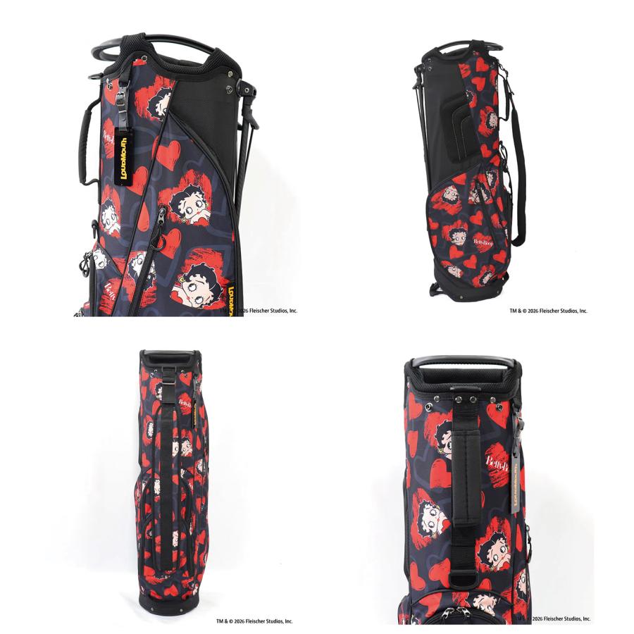 ラウドマウス LOUDMOUTH×Betty Boop 超軽量 Ultra Light 9型 スタンドバッグ LOUDMOUTH_3