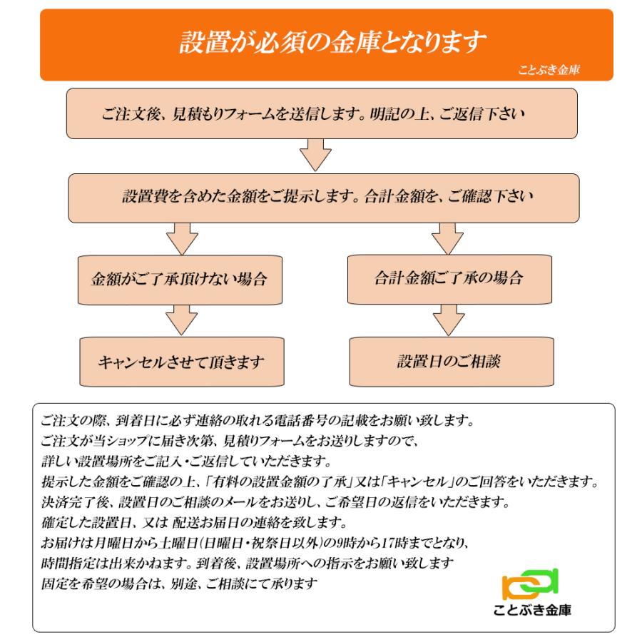 金庫 業務用 テンキー式 耐火金庫 130EKR3 ディプロマット 新品 搬入設置別途必要｜kotobukikinko｜07