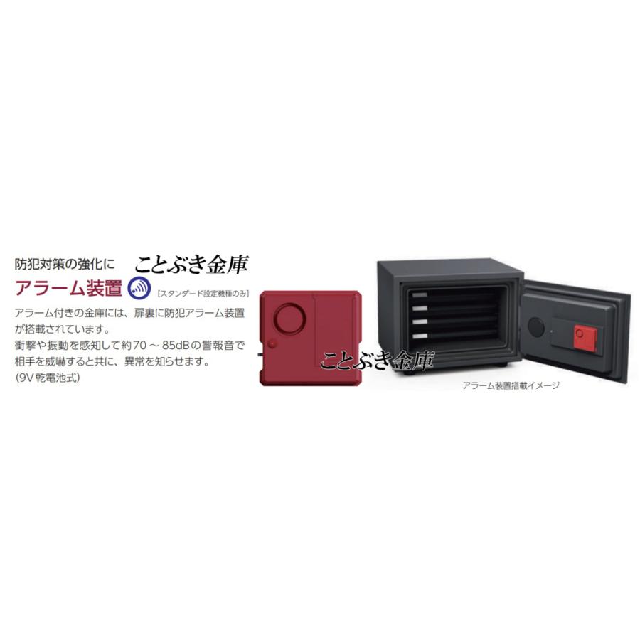 BSD-PKXA（アラーム付き） プッシュ式 エーコー EIKO 金庫 家庭