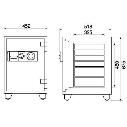 ダイヤセーフ DT68-6 (木製敷板セット) (送料込み 設置も無料 ダイヤセーフ DT68-6 (木製敷板セット) (送料込み 設置も無料