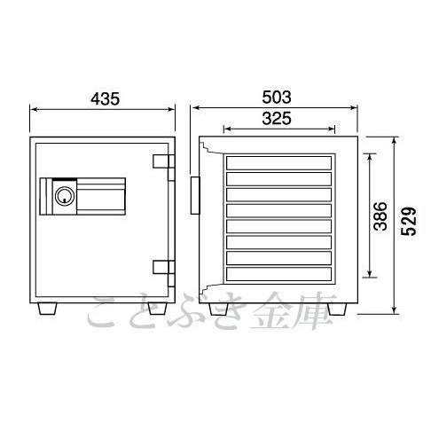 ダイヤセーフ MEK52-8 金庫 家庭用 テンキー式 耐火金庫 ダイヤセーフ MEK52-8 金庫 家庭用 テンキー式 耐火金庫