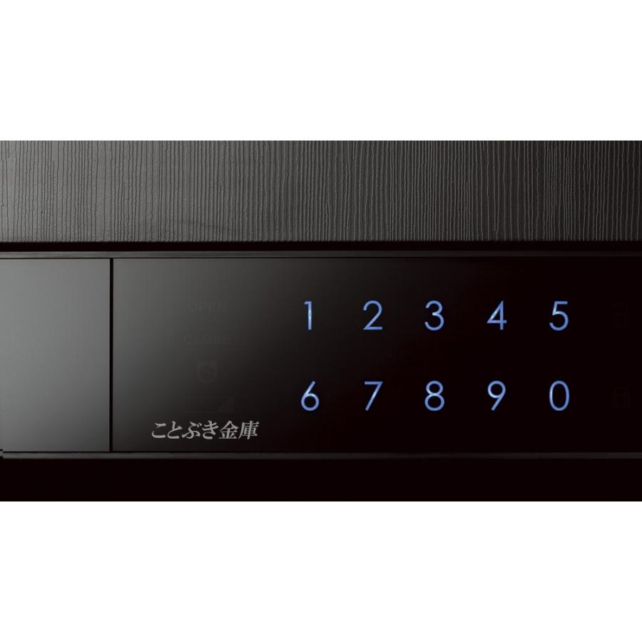 金庫 テンキー式 耐火金庫 ONS-IMPW (搬入設置 無料)(木製家具付き) EIKO エーコー インテリアを重視 おしゃれ おすすめ 防犯 こだわりの逸品 1時間耐火◆の画像