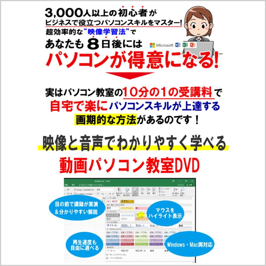 ワード　動画パソコン教室【楽ぱそDVD】オフィス・プログラミングセット Amazon.co.jp: ウインドウズ・ワード・エクセル・プログラミング