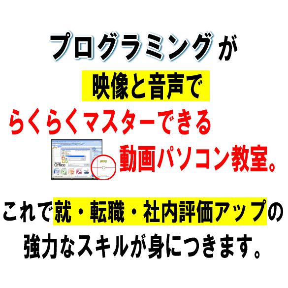 エクセルマクロ・VBAが基礎から学べる！ 動画パソコン教室『楽ぱそDVD