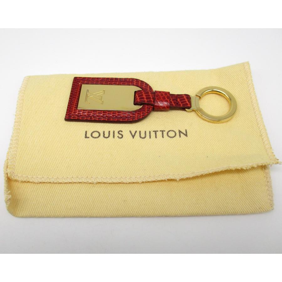 ルイヴィトン キーホルダー ○ルイヴィトン○美品○ポルトクレ リザード キーホルダー キーリング
