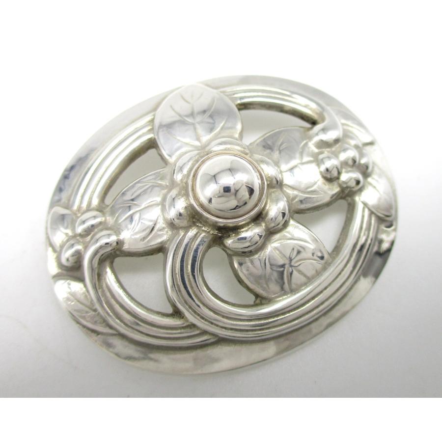 □ジョージジェンセン□美品□ブローチ 138□SV925