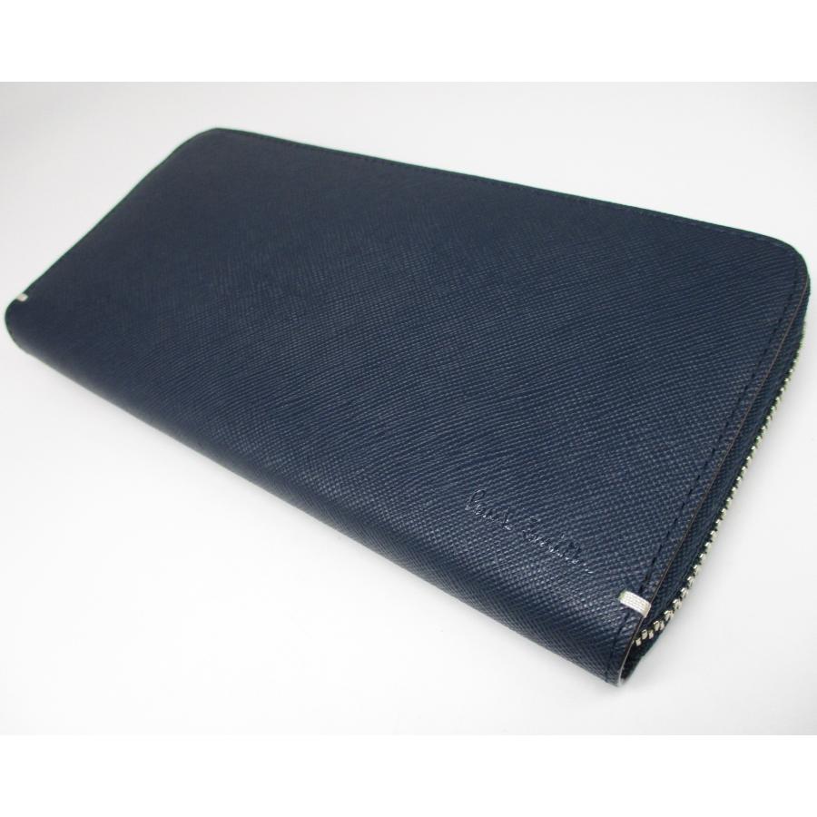 □ポールスミス□未使用□ラウンドファスナー長財布 ネイビー□PSC785 