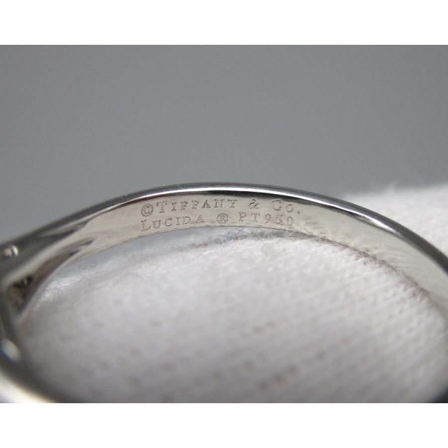 □ティファニー□美品□ルシダ ダイヤモンド リング 0.26ct 7.5号  