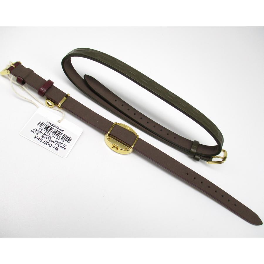 【稼働品】ヴィヴィアンウエストウッド 腕時計 オーバルダブルストラップ □ヴィヴィアンウエストウッド□未使用□オーバル ダブルストラップ