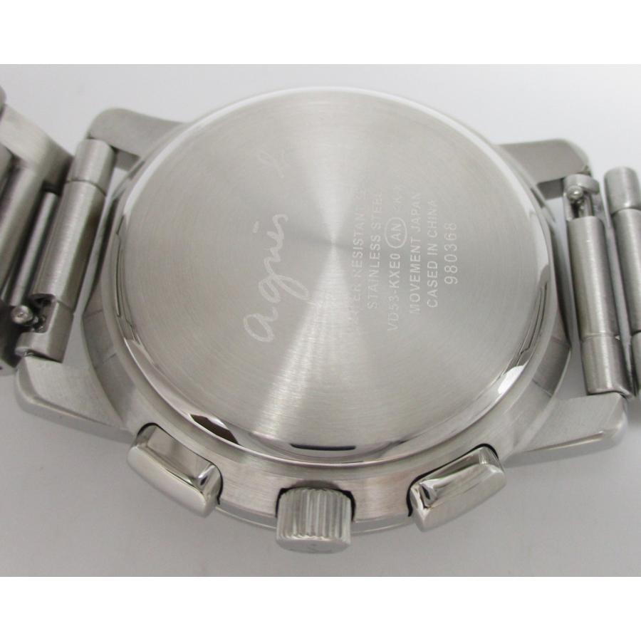 □アニエスベー agnis b.□新品同様□メンズ クロノグラフ FCRT962 
