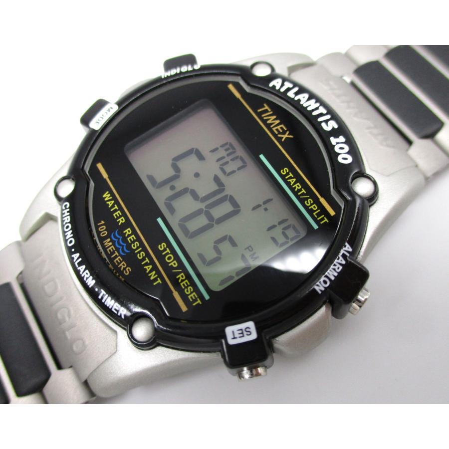 □TIMEX タイメックス□未使用□アトランティス 100 シルバー 日本限定