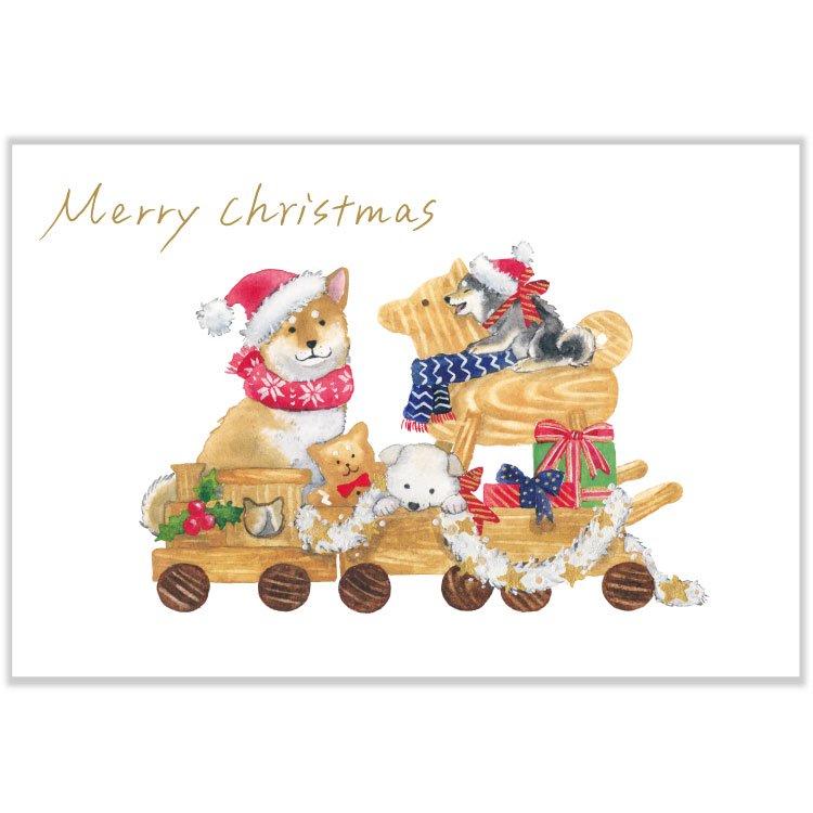 ポストカード しばいぬとクリスマスポストカードCMP-391 CMP-391 村田