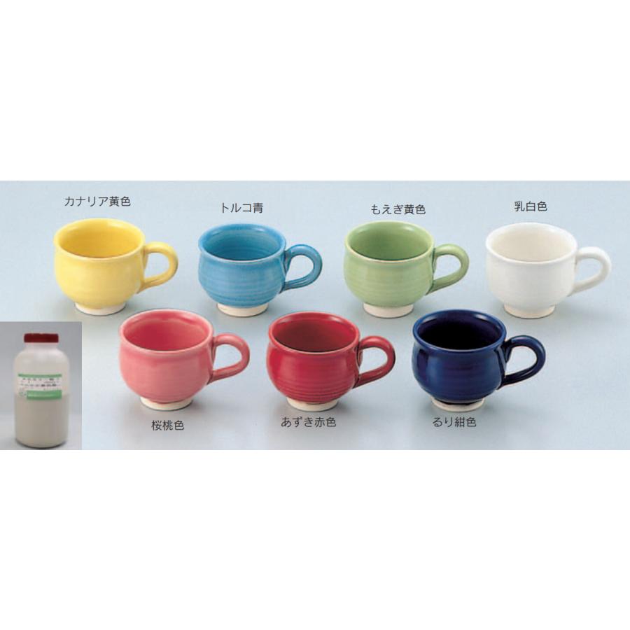 お取り寄せ商品】安定カラー 1L液体 ポリ容器入り 乳白色釉 品番