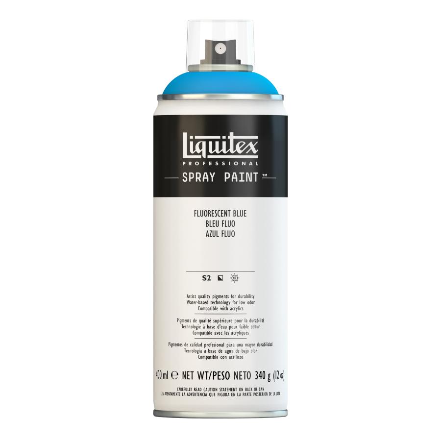 リキテックス スプレー 096蛍光ブルー 400ml : アートかぼす 文具と