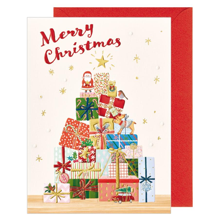 グリーティングカード 洋風クリスマスカード S360-98 チキュウ