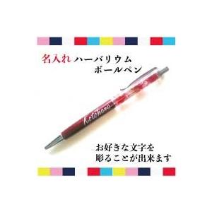 ハーバリウムボールペン 名入れ 文字入れ ボールペン クリアケース付き
