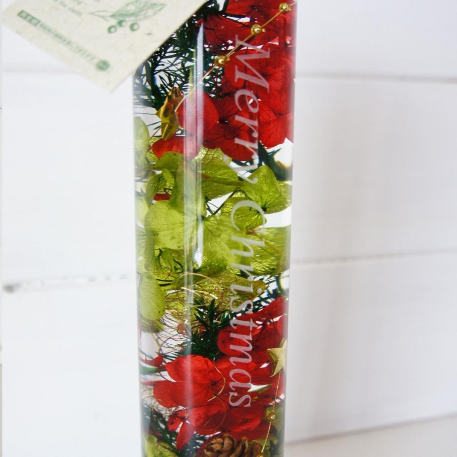 ◆ハーバリウム　279 merry Christmas *.:。✿*゜¨ ハーバリウム クリスマス Merry Christmas の文字入り 限定商品