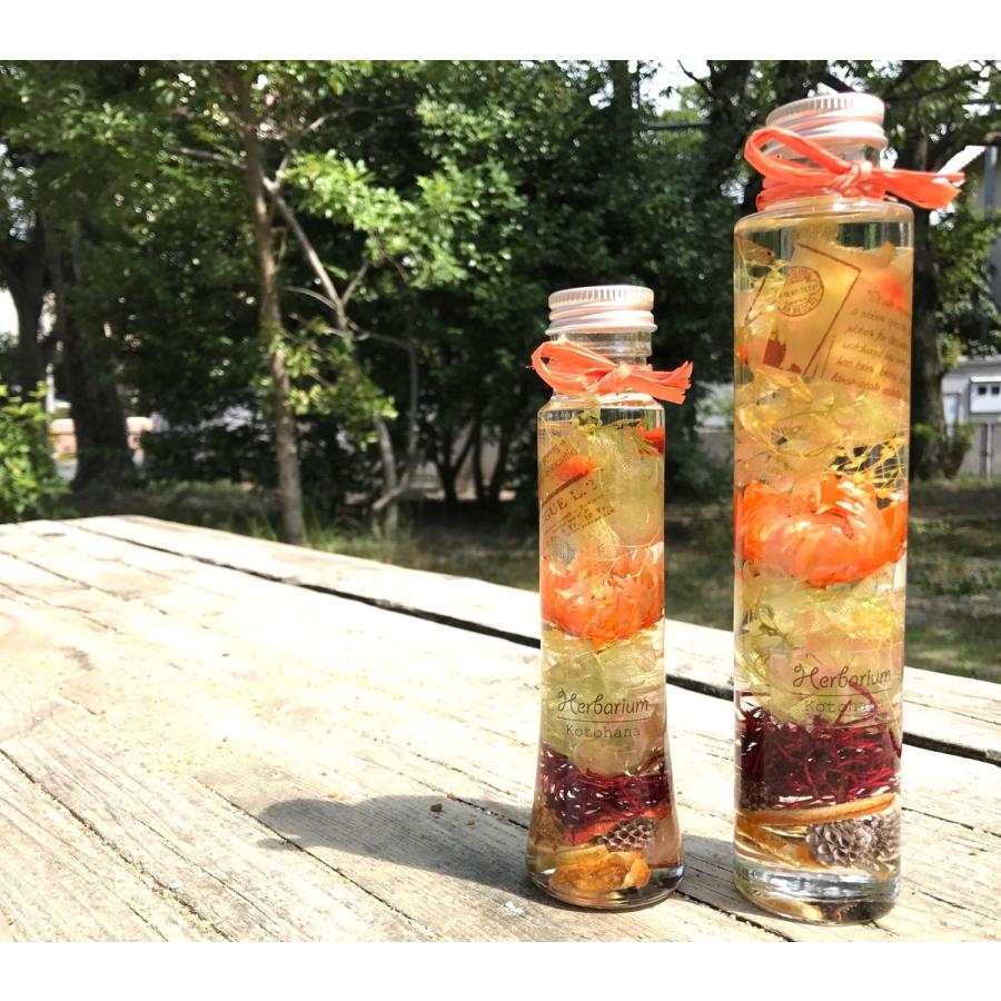 ハーバリウム オレンジ healing 大 hz024 : Kotohana - 通販 - Yahoo