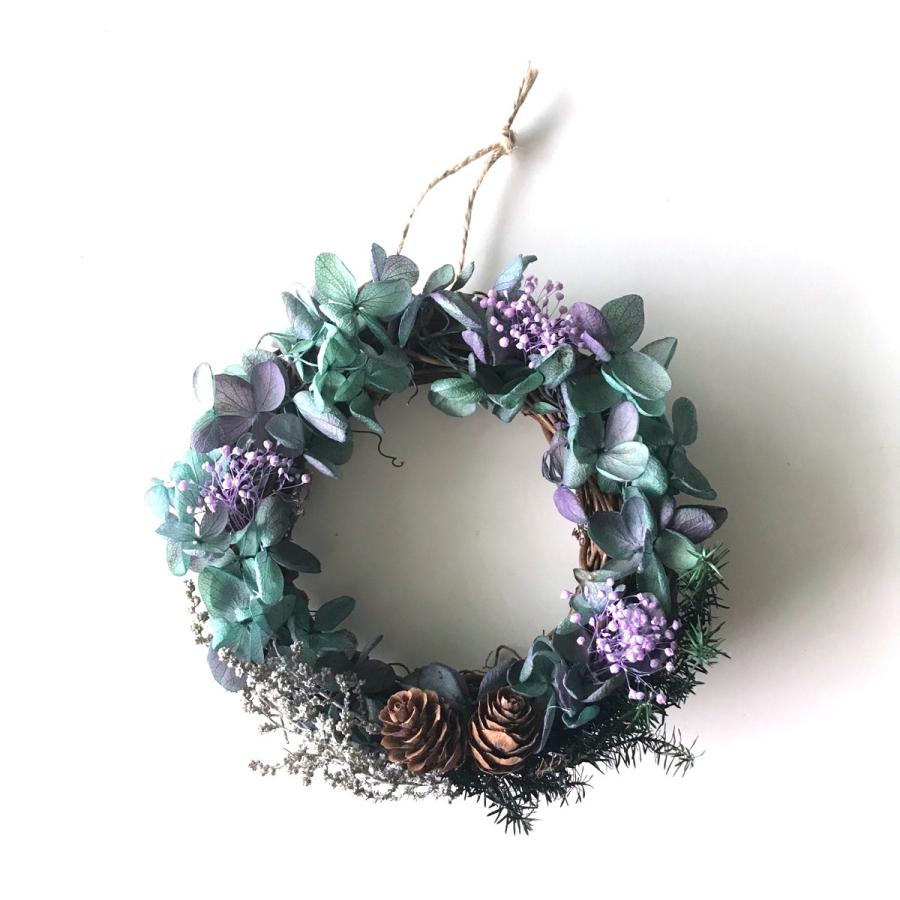 リース キット あじさい かすみ草 プリザーブドフラワーキット Pz015 Lease Kit Kotohana 通販 Yahoo ショッピング