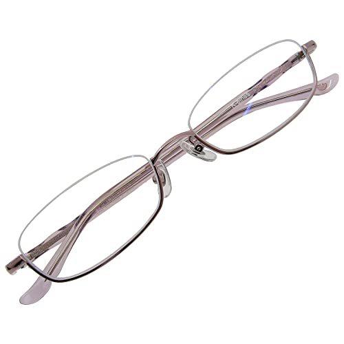 アウトレット 送料無料 おしゃれな 伊達 眼鏡 アンダーリム メタル メガネフレーム 逆 ナイロール Uv ブルー