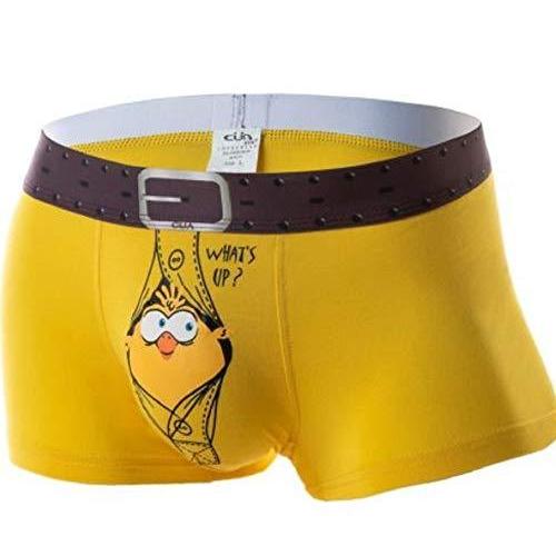 419円 全国宅配無料 イエローm Hey 最近どう メンズ ボクサーパンツ ブリーフ キャラクター