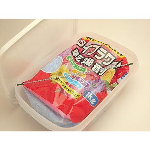 ドライフラワーシリカゲル 1kg 細粒タイプ ランキングや新製品 と容器セット