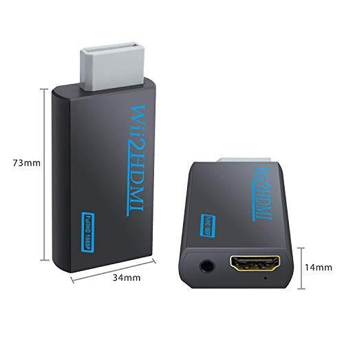 最新最全の Wii Hdmi変換アダプター To Hdmi Adapter コンバーター Hdmi接続でwiiを1080pに変換出力 3 5mmオーディオ Caraubas Rn Gov Br