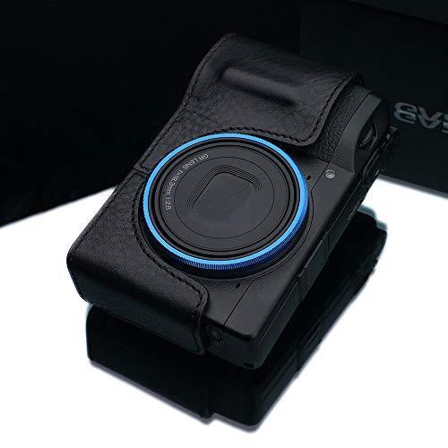GARIZ RICOH GR III 用 本革カメラケース HG-GRIIIBK ブラック RICOH GR III 用 本革カメラケース